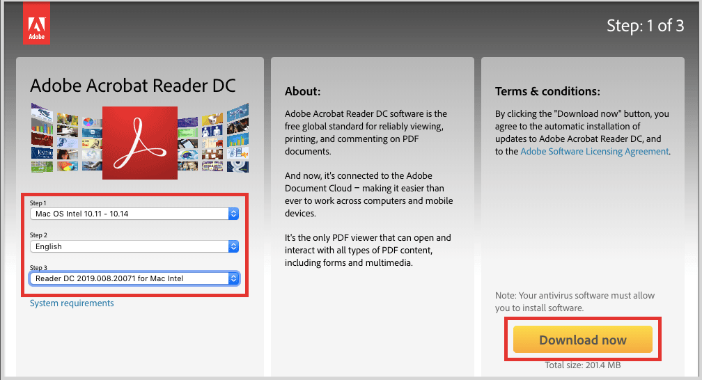 Adobe Acrobat Reader DC Download for Aadhaar Card Download