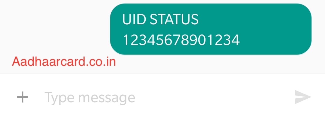 Sending Status Message through Mobile Numberx