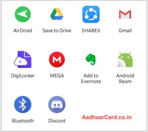 Sharing of e-Kyc from mAadhaar