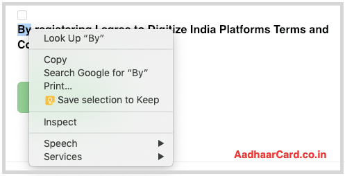 Unlocking the Checkbox in Digitize India