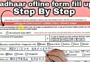 How to Fill Aadhaar Card From an Example PDF & Complete Video